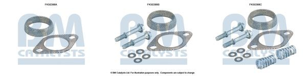 BM CATALYSTS Montagesæt, udstødningsrør Varenummer: FK50388 billige