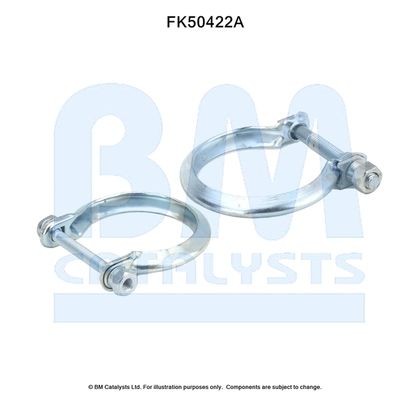 BM CATALYSTS Mounting Kit, exhaust pipe Article number: FK50422 cheaply