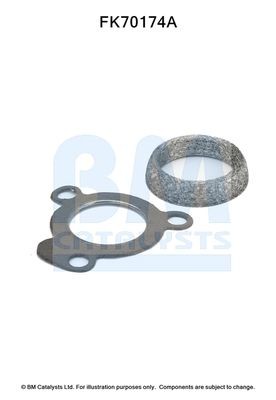 BM CATALYSTS Mounting Kit, exhaust pipe Article number: FK70174 cheaply
