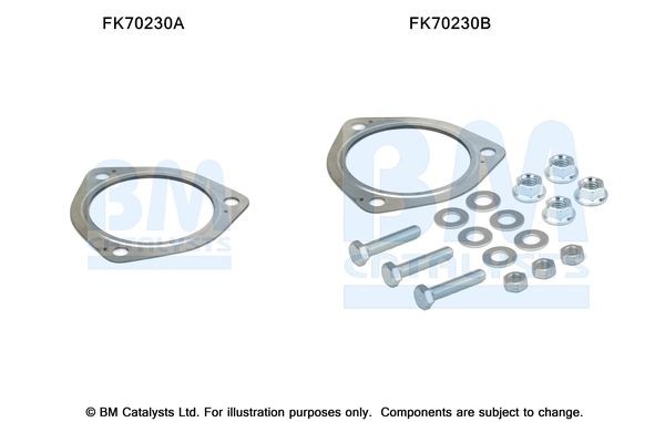 BM CATALYSTS Mounting Kit, exhaust pipe Article number: FK70230 cheaply