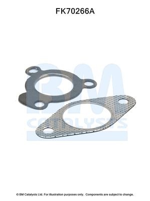 BM CATALYSTS Mounting Kit, exhaust pipe Article number: FK70266 cheaply