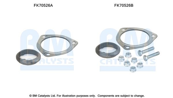 BM CATALYSTS Mounting Kit, exhaust pipe Article number: FK70526 cheaply