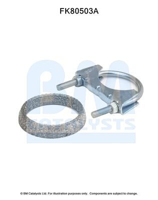 BM CATALYSTS Mounting Kit, catalytic converter Article number: FK80503 cheaply