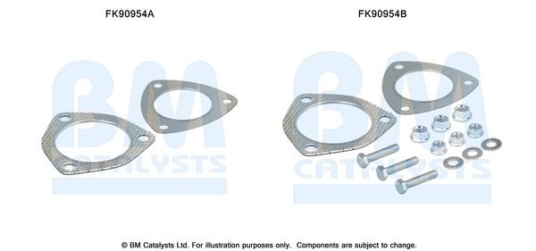 BM CATALYSTS Mounting Kit, catalytic converter Article number: FK90954 cheaply