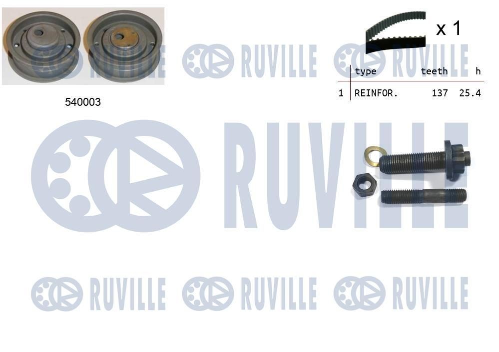 RUVILLE Tensioner Lever, v-ribbed belt Article number: 58853 cheaply