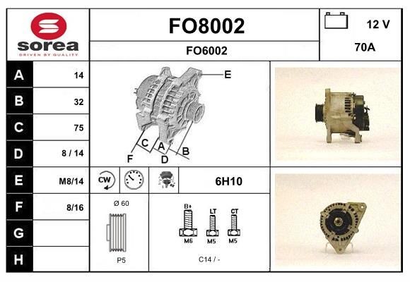 SNRA Generaator Artikli number: FO8002 soodsalt