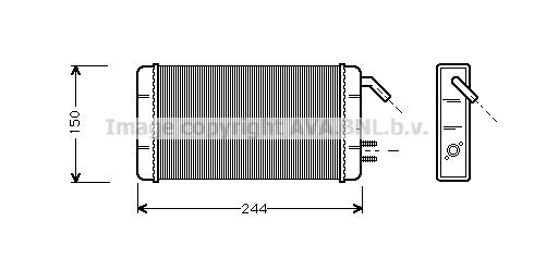 PRASCO Heater matrix Article number: FT6082 cheaply