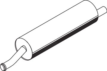 DINEX Middle- / End Silencer Article number: 80338 cheaply