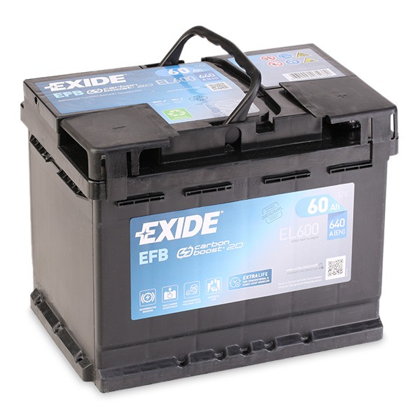 EXIDE Battery Article number: EL600 cheaply