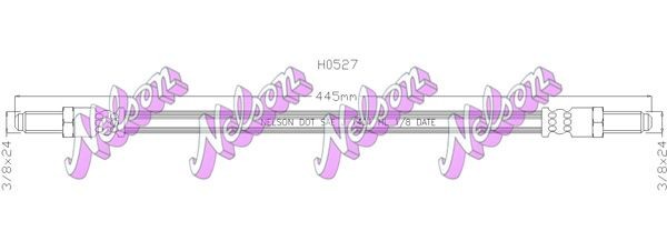 KAWE Brake hose Article number: H0527 cheaply