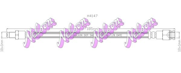 KAWE Brake hose Article number: H4147 cheaply
