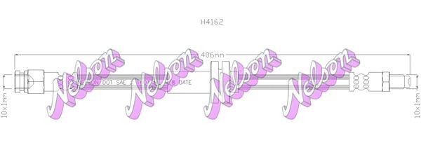 KAWE Brake hose Article number: H4162 cheaply