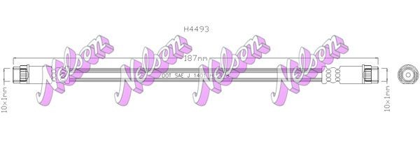 KAWE Brake hose Article number: H4493 cheaply