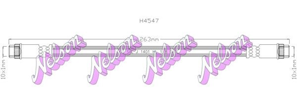 KAWE Brake hose Article number: H4547 cheaply