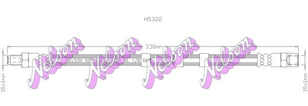 KAWE Brake hose Article number: H5322 cheaply