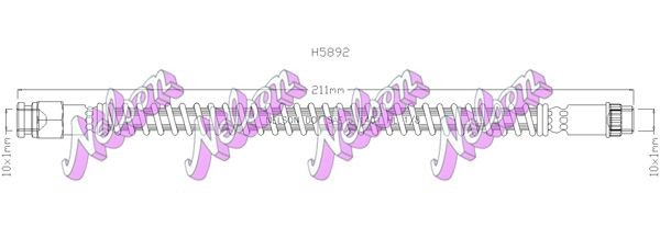 KAWE Brake hose Article number: H5892 cheaply