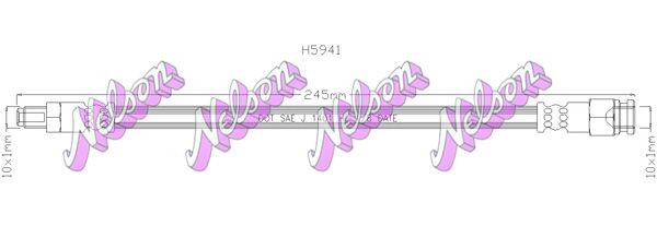 KAWE Brake hose Article number: H5941 cheaply