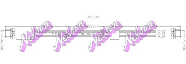 KAWE Brake hose Article number: H6238 cheaply