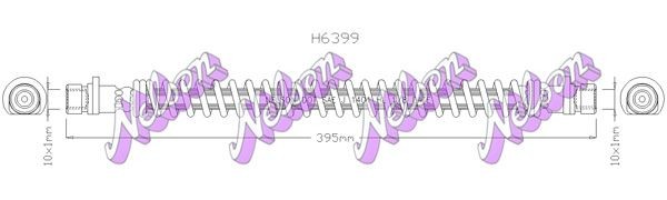 KAWE Brake hose Article number: H6399 cheaply
