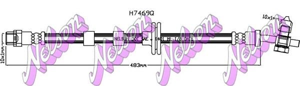 KAWE Brake hose Article number: H7469Q cheaply