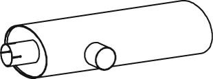 DINEX Midtre / bakre lydpotte artikkelnummer: 51309 billig