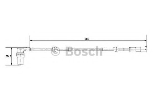 BOSCH ABS sensor Article number: 0 265 001 220 cheaply