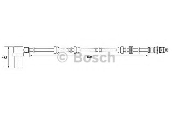 BOSCH ABS sensor Article number: 0 265 006 157 cheaply