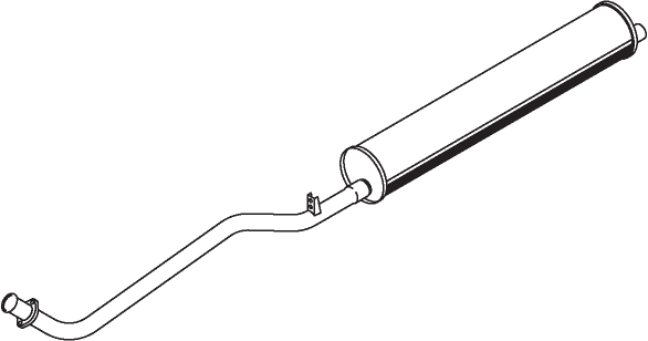 DINEX Middle- / End Silencer Article number: 50403 cheaply