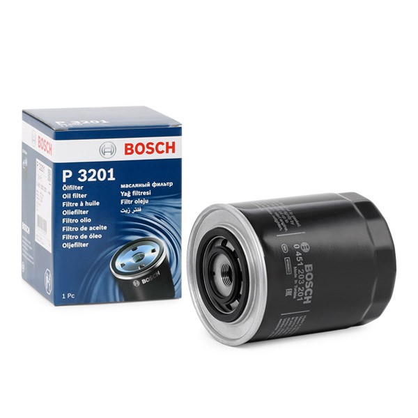 BOSCH Oil filter Article number: 0 451 203 201 cheaply