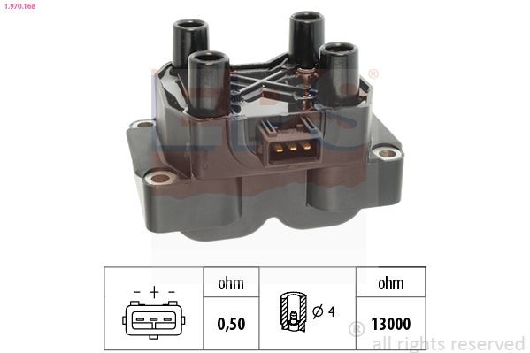 EPS KR.0550 Rep.sæt, strømfordeler CADDY 1.6 75 HK Benzin 1992