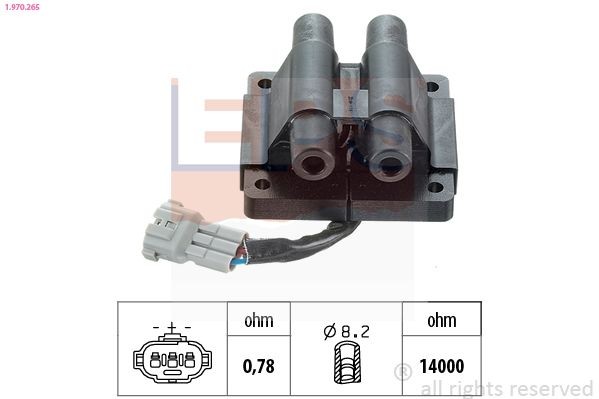 EPS KR.0651 Remondikomplekt, süütejagaja PASSAT 1.6 101 HP Bensiin 2001