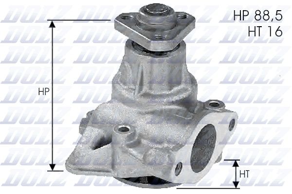 DOLZ Water pump Article number: L132 cheaply