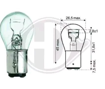 DIEDERICHS Bulb, brake / tail light Article number: LID10050 cheaply