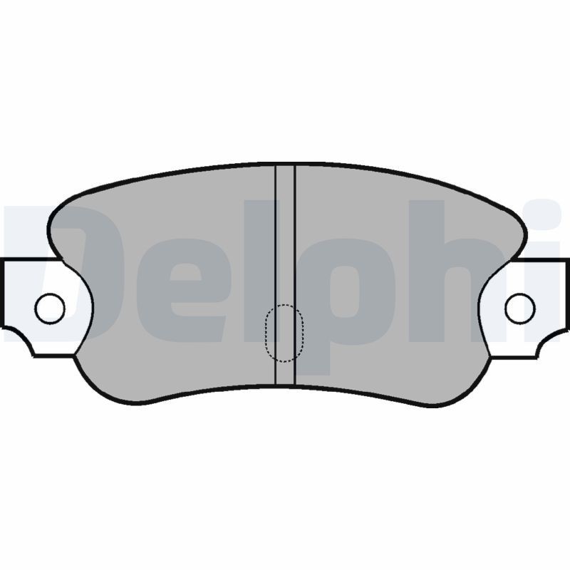 DELPHI Brake pad set Article number: LP57 cheaply