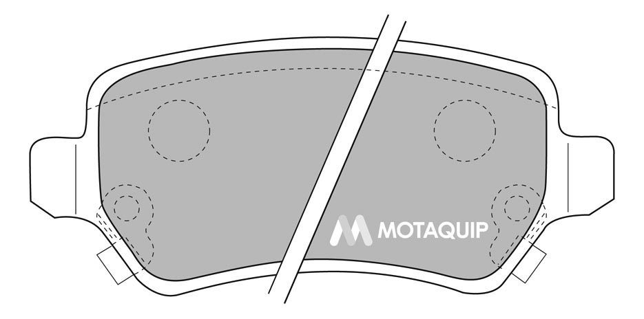 MOTAQUIP Brake pad set Article number: LVXL1117 cheaply