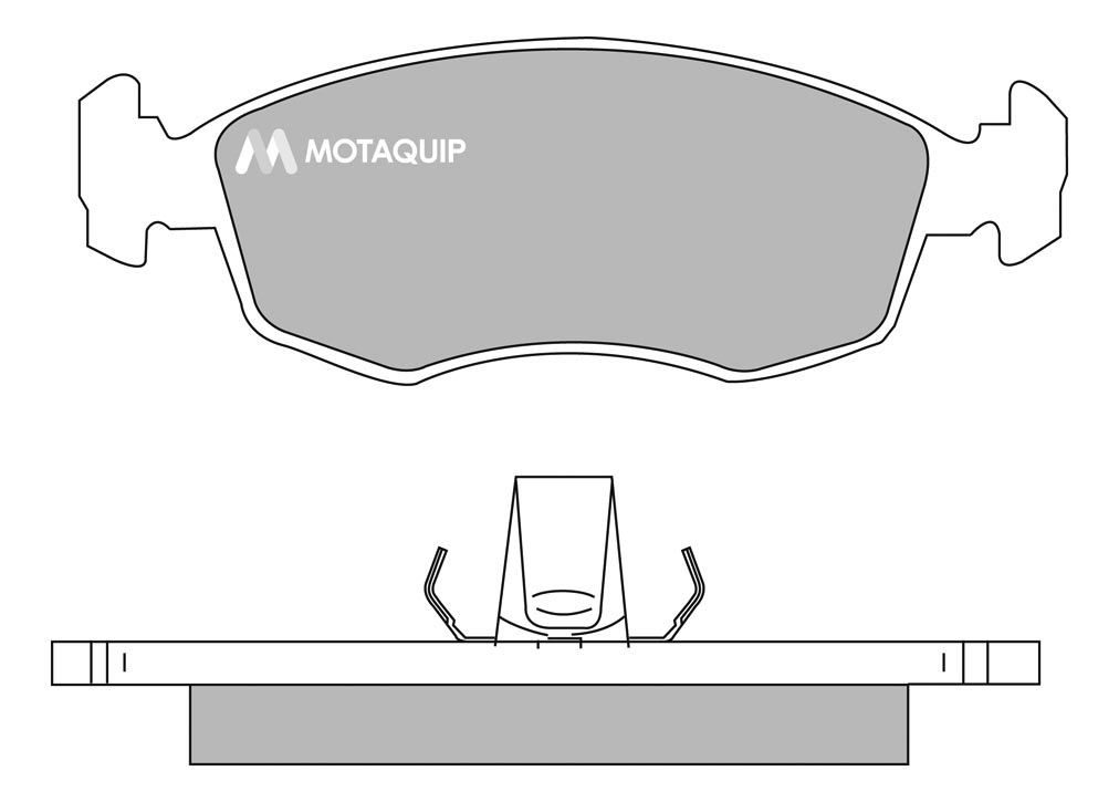 MOTAQUIP Brake pad set Article number: LVXL996 cheaply