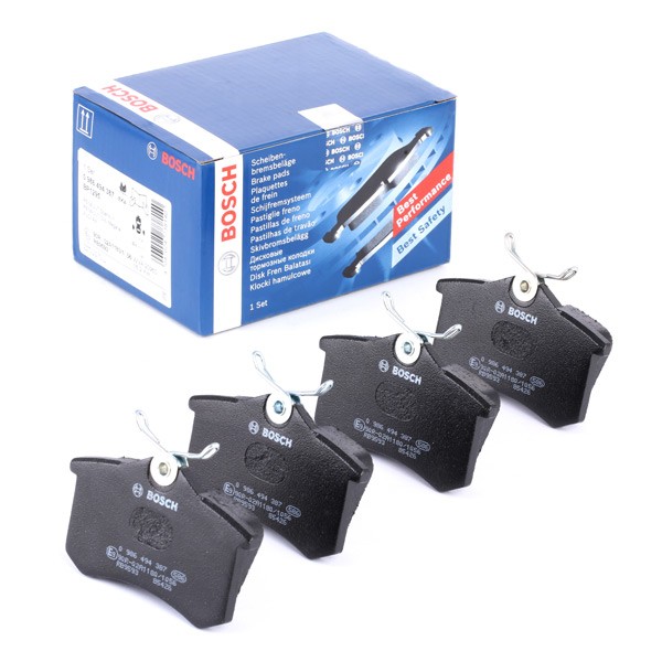 BOSCH Brake pad set Article number: 0 986 494 387 cheaply