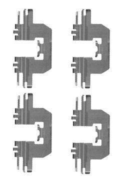 MINTEX MBA1724 Lisakomplekt, ketaspiduriklotsid MX 2.0 (ND2E, NDERC) 158 HP Bensiin