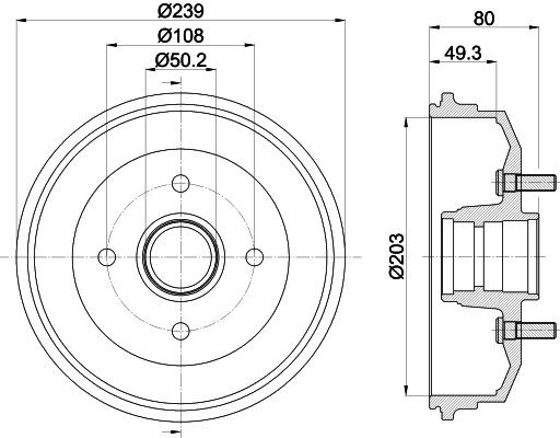 MINTEX Tamburo freno Numero articolo: MBD052 poco costoso