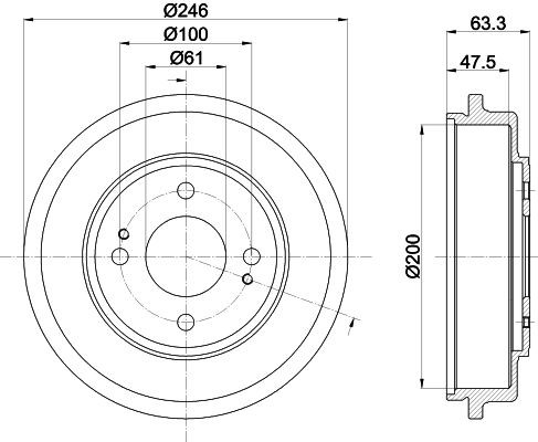 MINTEX Tambor de freno Número de artículo: MBD349 a buen precio