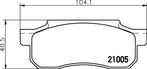 MINTEX Τακάκια φρένων αριθμός Άρθρου: MDB1308 φθηνότερα