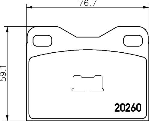 MINTEX Brake pad set Article number: MDB2424 cheaply