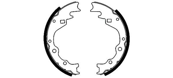 MINTEX Brake Shoe Set Article number: MFR326 cheaply