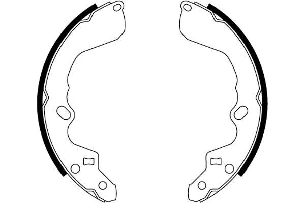 MINTEX Brake Shoe Set Article number: MFR460 cheaply