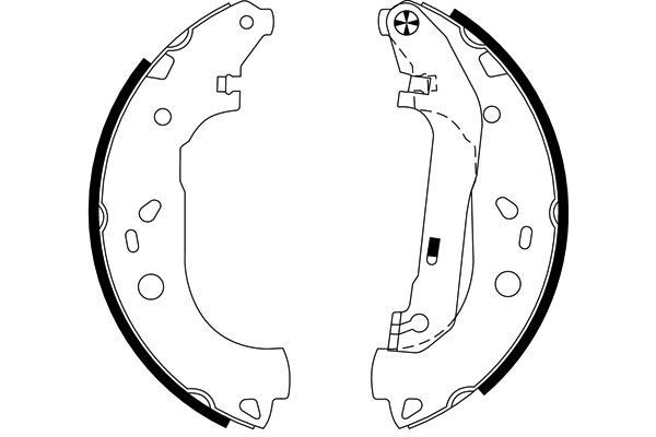 MINTEX Brake Shoe Set Article number: MFR525 cheaply
