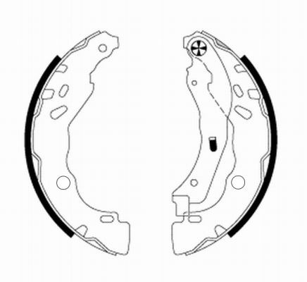 MINTEX Brake Shoe Set Article number: MFR692 cheaply