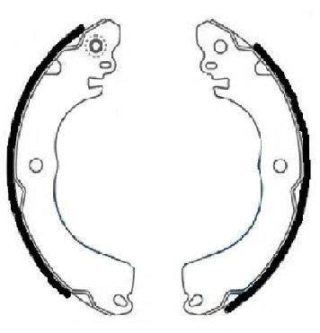 MINTEX Brake Shoe Set Article number: MFR748 cheaply