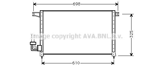 PRASCO Air conditioning condenser Article number: MT5092 cheaply