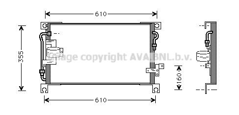 PRASCO Air conditioning condenser Article number: MT5150 cheaply