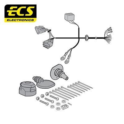 ECS Elektrikomplekt, haakeseade Artikli number: MZ-034-BL soodsalt